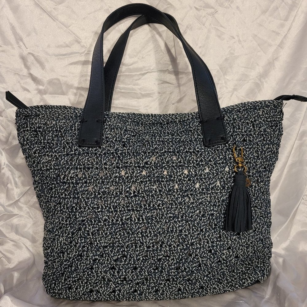 The SAK Women's Fairmont Crochet Tote Shoulder Bag Purse